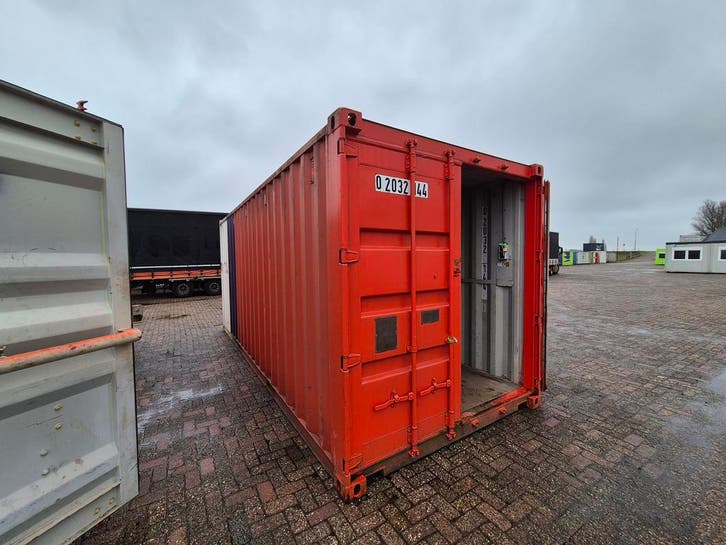 HS-1594 container 20ft., Articles professionnels, Machines & Construction | Abris de chantier & Conteneurs, Enlèvement ou Envoi