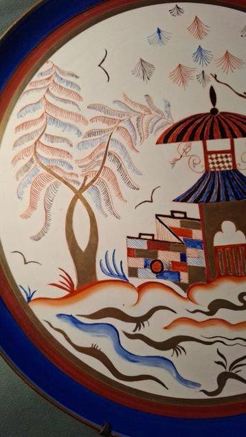 Giovanni Gariboldi - Plat - Porcelaine, Antiquités & Art