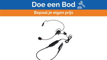 Bieden: Motorola PMLN5154C ATEX Behind-the-head, Ophalen of Verzenden, Nieuw