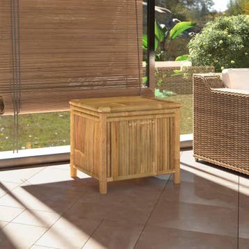 vidaXL Tuinbox 60x52x55 cm bamboe, Verzenden, Nieuw