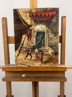 Spanish School (XIX) - Crime of Love at Plaza de Toros