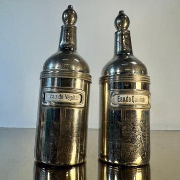 Parfumfles (2) - Set vintage Franse “Bouteilles de Barbier”-