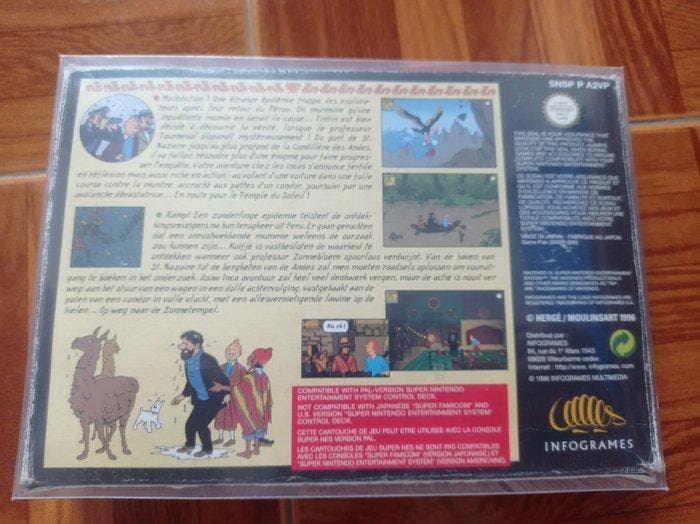 Nintendo - Super Nintendo - Tintin Le Temple du Soleil -, Consoles de jeu & Jeux vidéo, Consoles de jeu | Accessoires Autre