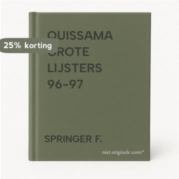 QUISSAMA GROTE LIJSTERS 96-97 9789030900054 SPRINGER F., Verzenden, Gelezen, SPRINGER F.