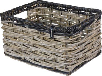 Basil Dijon L fietsmand 36 x 49 x 27 cm grijs/zwart, Verzenden, Zo goed als nieuw, Basil