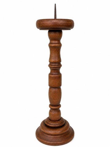 Kandelaar - Hout - houten kaarskandelaar - 60 cm
