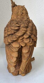 Art House - sculptuur, ware grootte levensechte ***UIL*** -, Antiek en Kunst