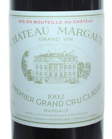 1992 Château Margaux - Margaux 1er Grand Cru Classé - 1 Fles, Collections