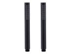 Veiling - 2x Beaux staafhanddouche 1 straalsoort Port mat zw, Nieuw