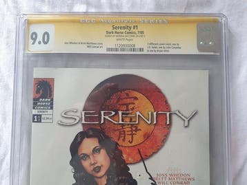 Serenity #1 - CGC 9.0 Signed by Morena Baccarin unico en el, Nieuw