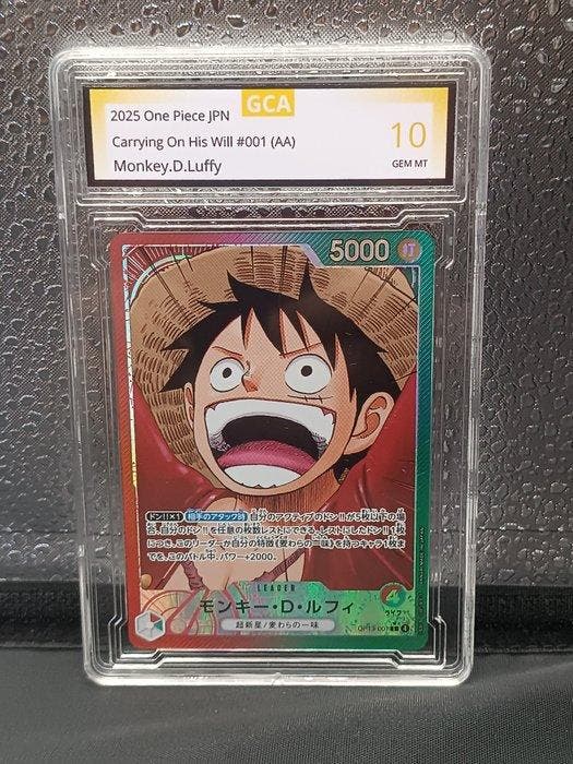 One Piece - 1 Card - One Piece - Monkey D. Luffy, Hobby en Vrije tijd, Verzamelkaartspellen | Overige