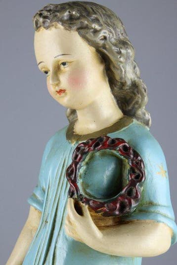 Beeld, Christ Salvator Mundi - 45 cm - Gips