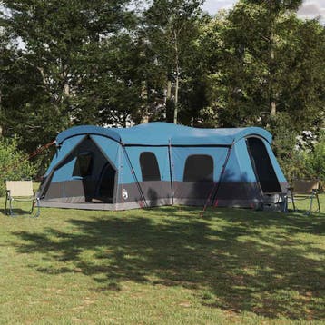 vidaXL Tent voor 16 personen met dak Blauw 680 x 510 x 210, Verzenden, Nieuw