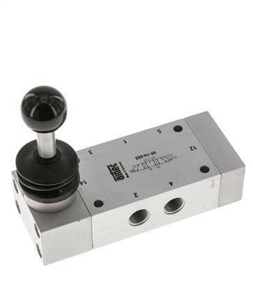 5/3 G1/4 Échappement Centre Levier À Main Valve Détente, Doe-het-zelf en Bouw, Gereedschap | Overige machines, Verzenden