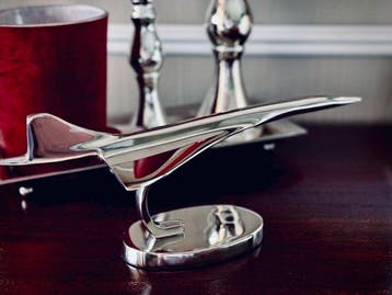 Concorde - Polished Steel Luxury Concorde Model - aviation -