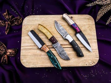 North America Black Smith Collectible Knife Handmade Skinner