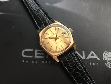Certina - Waterqueen Date Gold Plated 18k - Zonder, Nieuw