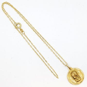 Ketting met hanger - 18 karaat Geel goud
