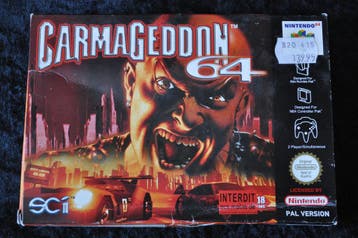 Carmageddon 64 Nintendo 64 N64 Boxed PAL, Games en Spelcomputers, Verzenden, Nieuw