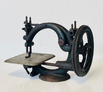 Naaimachine - Gietijzer - Type Willcox & Gibbs, Antiek en Kunst