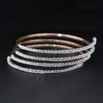 Bracelet - 18 carats Or jaune - 3.55ct. tw. Diamant