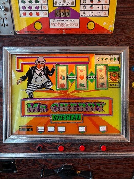 Bell-Fruit Manufacturing Co. Ltd. Bell-Fruit “Mr Cherry, Antiquités & Art, Antiquités | Assiettes décoratives & Carrelages