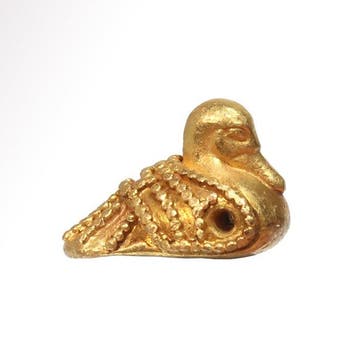 Oud-Grieks Goud Eendenbedelhanger