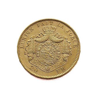 België. Leopold II. 20 Francs 1878