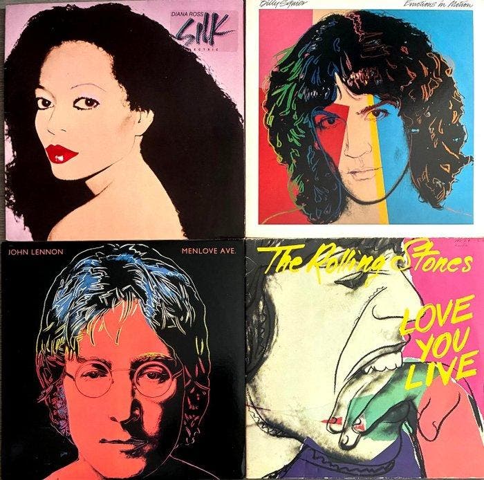 Andy Warhol (1928-1987) - John Lennon - The Rolling Stones -, Antiek en Kunst, Antiek | Overige Antiek