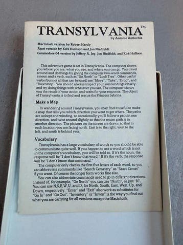 Apple - Apple II - Transylvania - Penguin Software -
