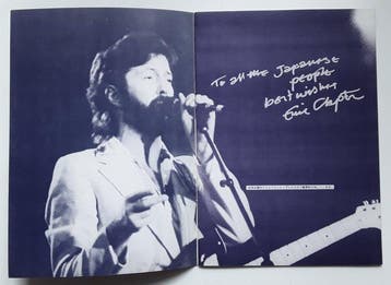 Eric Clapton - Tourboek, Zeldzaam Japan Origineel - 1979, Nieuw in verpakking