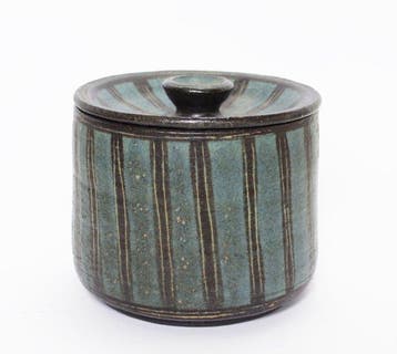 Jan van Stolk (1920 - 1997) - Pot à biscuits - Céramique
