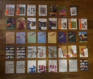 Nederland 1977/2014 - Verzameling jaar albums van 1997 t/m, Postzegels en Munten, Gestempeld