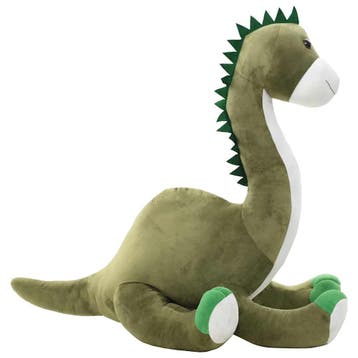 vidaXL Knuffel dinosaurus brontosaurus pluche groen, Kinderen en Baby's, Speelgoed | Knuffels en Pluche, Verzenden, Nieuw