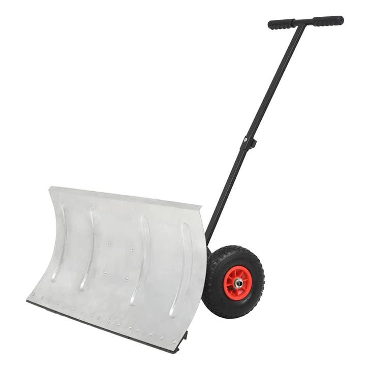 vidaXL Sneeuwploeg handbediend met wielen 100x44 cm, Doe-het-zelf en Bouw, Gereedschap | Handgereedschap, Nieuw, Verzenden