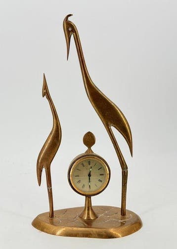 Réveil - Europa - Art déco Bronze - 1950-1960