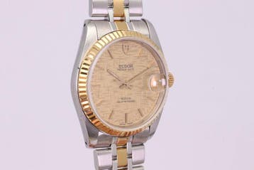 Tudor - Prince Date - Zonder minimumprijs - 74033 |, Handtassen en Accessoires, Horloges | Antiek