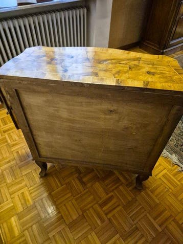 Kabinet - Walnoot - Credenzino barocchetto i
