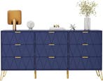 Commodekast met 9 schuifladen, 150 x 34 x 74 cm, commodekast, Verzenden