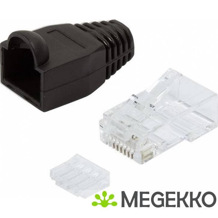 LogiLink MP0024 RJ-45 kabel-connector wit 100stk, Computers en Software, Pc- en Netwerkkabels, Nieuw, Verzenden