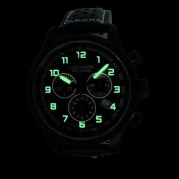 Landeron Carbone Swiss Mouvement - Homme - 2020 et après, Nieuw