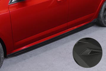 Zijskirts voor Skoda Octavia 3 Type 5E RS SS523-M, Verzenden