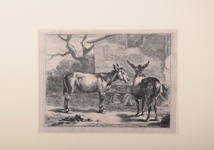 Jan de Visscher naar ontwerp van Nicolaes Pietersz. Berchem, Antiek en Kunst, Antiek | Overige Antiek