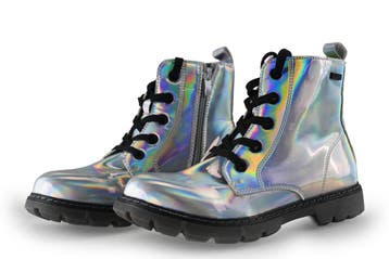 Puccetti Veterboots Meisjes in maat 37 Zilver, Verzenden, Schoenen