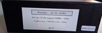 B-Models H0 - 45.803 - Modeltrein goederenwagonset (1) -