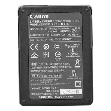 Canon LC-E6E-acculader met garantie, Ophalen of Verzenden