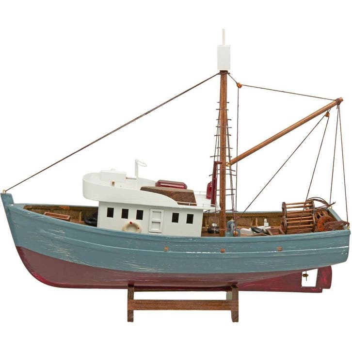 Model Vissersboot 44cm Kadetgrijs, Hobby & Loisirs créatifs, Modélisme | Bateaux & Navires, Enlèvement ou Envoi
