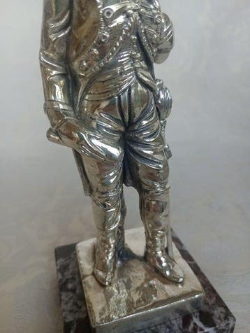 sculptuur, Napoleone Bonaparte - 20 cm - Verzilverd