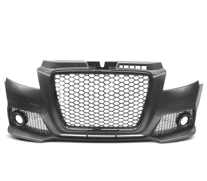 PARE CHOCS FRONTAL AUDI A3 8P 08-12 LOOK RS3 NOIR SRA, Auto-onderdelen, Carrosserie, Verzenden