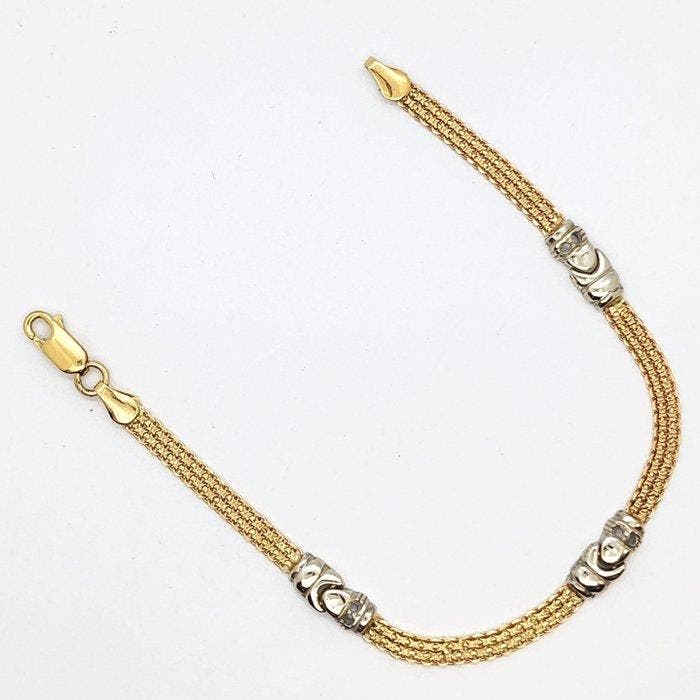 Armband - 18 karaat Geel goud, Bijoux, Sacs & Beauté, Bracelets